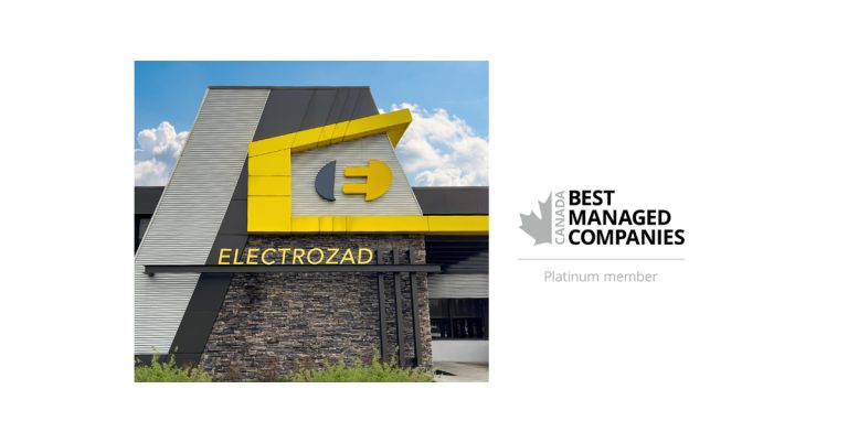 Electrozad Achieves Canada’s Best Managed Companies Platinum Status