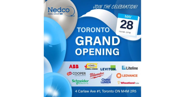 Nedco Announces Grand Opening of Nedco Toronto