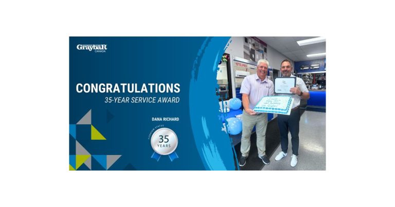 Dana Richard’s 35th Anniversary with Graybar Canada Celebrated