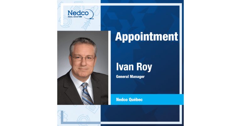 Ivan Roy Named New General Manager of Nedco Québec