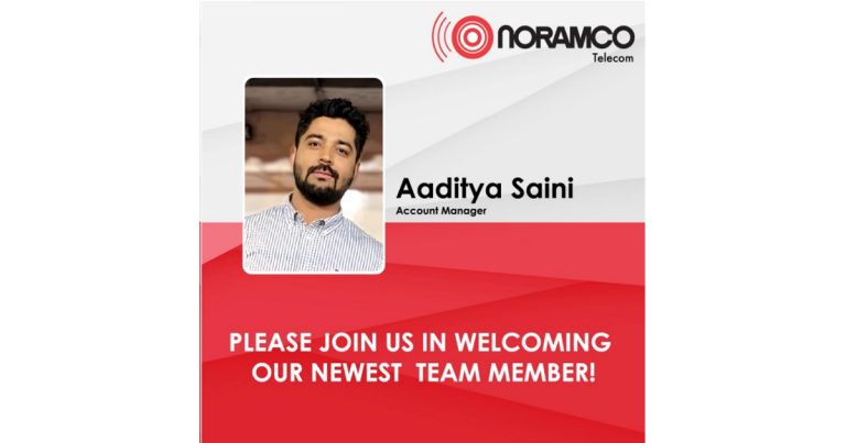 Noramco Announces Aaditya Saini as New Account Manager in Mississauga