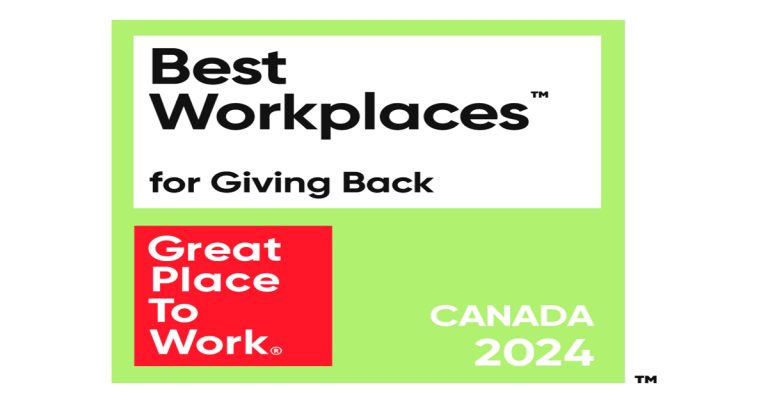 Southwire Canada Named Among the 2024 Best Workplaces for Giving Back by Great Place to Work