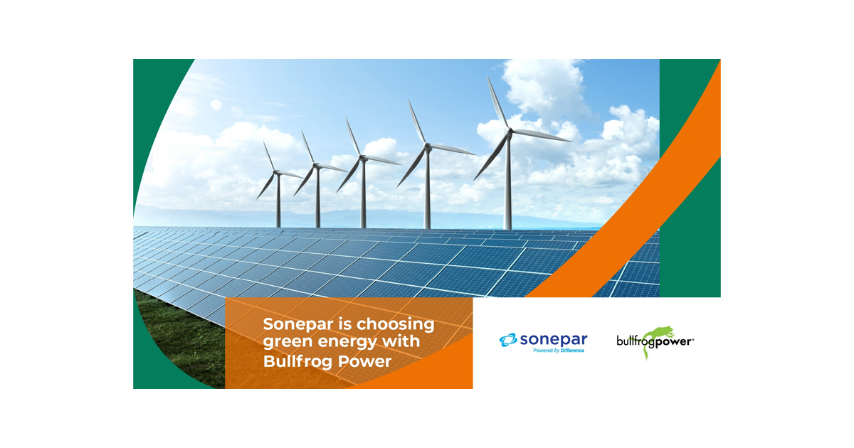 Sonepar Canada and Bullfrog Power Collaborate to Expand Green Energy Access