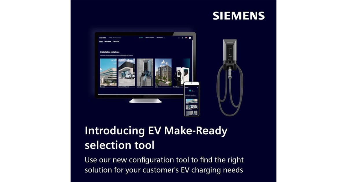 Gerrie Electric Announces New Siemens EV Charger Make-Ready Web App