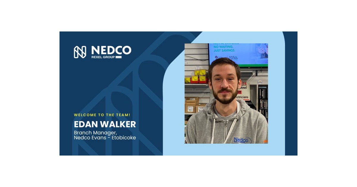 Nedco Welcomes Edan Walker as New Etobicoke Branch Manager